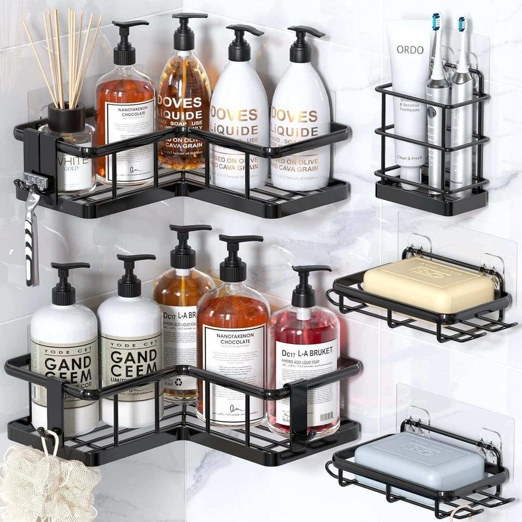 Suporte Organizador Para Canto e Parede 5pcs multiuso