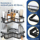 Suporte Organizador Para Canto e Parede 5pcs multiuso