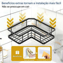 Suporte Organizador Para Canto e Parede 5pcs multiuso