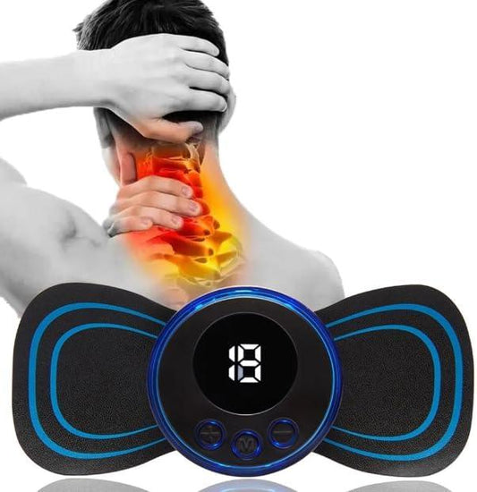 Mini Massageador Elétrico Portátil Recaregavel TENS/EMS