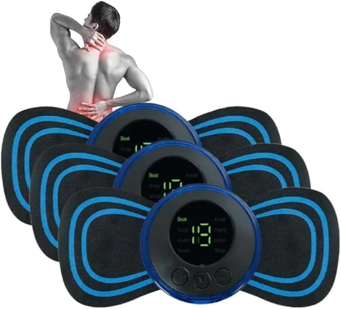 Mini Massageador Elétrico Portátil Recaregavel TENS/EMS