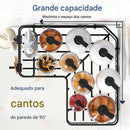 Suporte Organizador Para Canto e Parede 5pcs multiuso