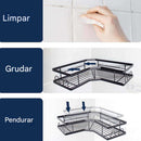 Suporte Organizador Para Canto e Parede 5pcs multiuso
