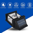 Luminária Solar Externa LED Arandela Vintage com Sensor de Movimento para Jardim Muro e Garagem