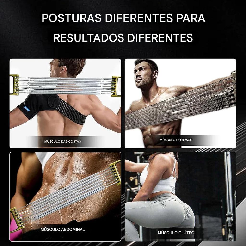 Expansor de Peito com Molas de Aço Ajustável