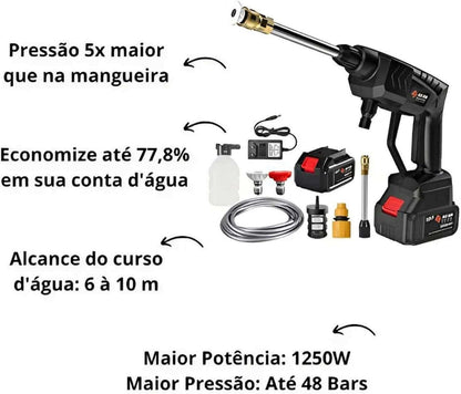 Pistola de Lavagem Portátil de Alta Pressão