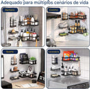 Suporte Organizador Para Canto e Parede 5pcs multiuso
