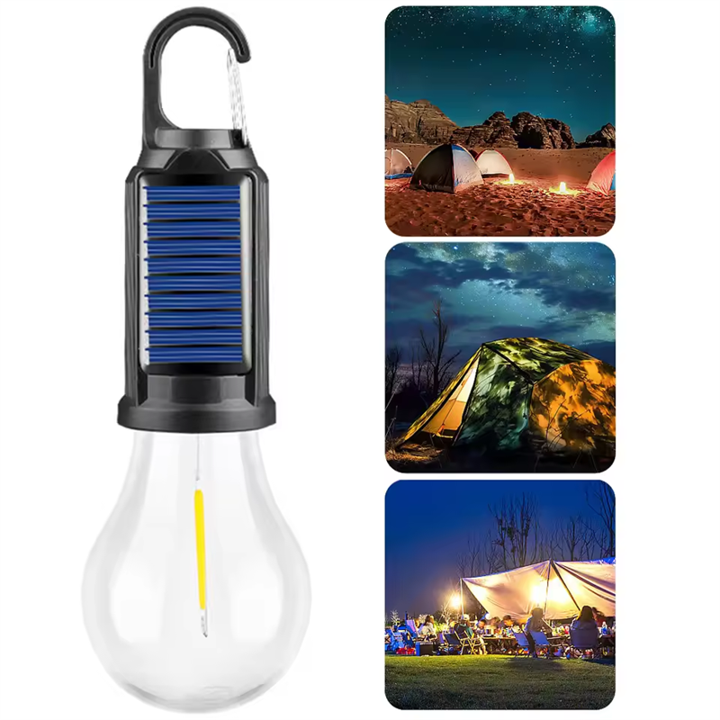 KIT 3 Lâmpadas solar de acampamento Portátil