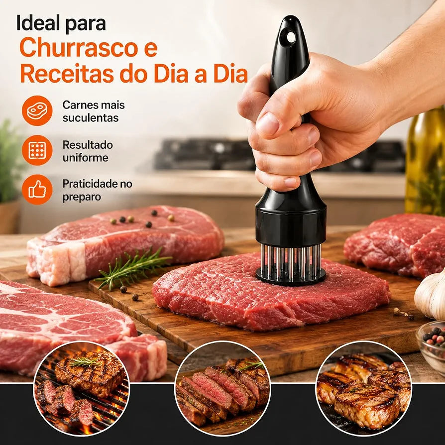 Paga 1 Leva 2 - Amaciador de Carnes Inox